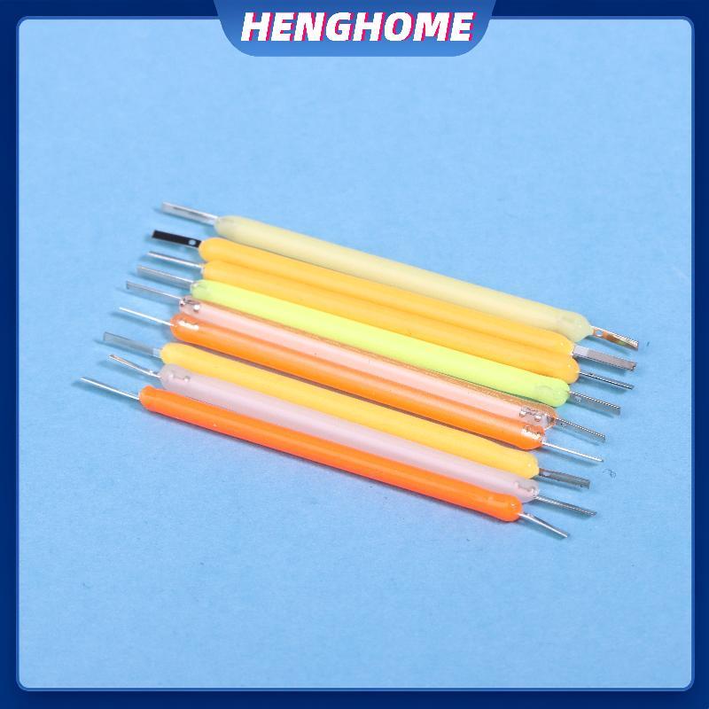 HENGHOME 10 Chiếc Edison Bóng Đèn LED Dây Tóc Bộ Phận Đèn 38mm DC3V LED Hạt Sợi Phụ Kiện Đèn Diode Đ