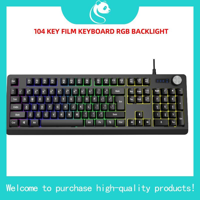 Bàn phím chơi game giả cơ EDRA EK506 Membrane 104 phím, LEG Rainbow - Bảo hành 24 tháng