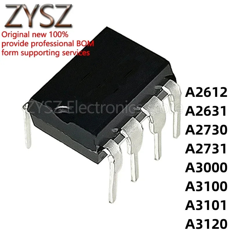 5 CHIẾC HCPL-2612 / A2631 / 2730 / 2731 / 3000 / 3100 / 3101 / 3120-000E chip DIP8 nội tuyến ic