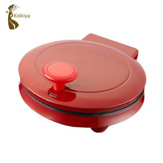 Máy làm bánh Pizza điện Nồi bánh quế chống dính bằng thép không gỉ Lò nướng mặt bàn trong nhà để nướng bánh nhà bếp tại nhà