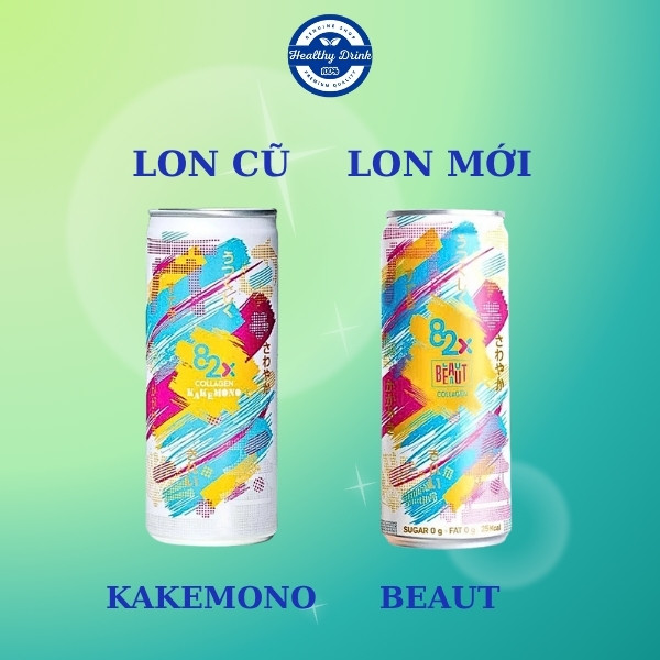 1 Lon Thực Phẩm Giải khát Bổ Sung Collagen 82X Beaut Vị Ổi Hồng (245ml/lon)