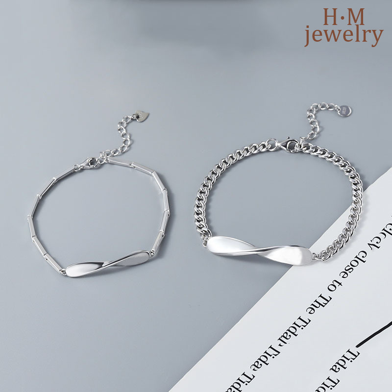 Vòng tay cặp đôi Mobius Strip - Quà tặng đẹp
