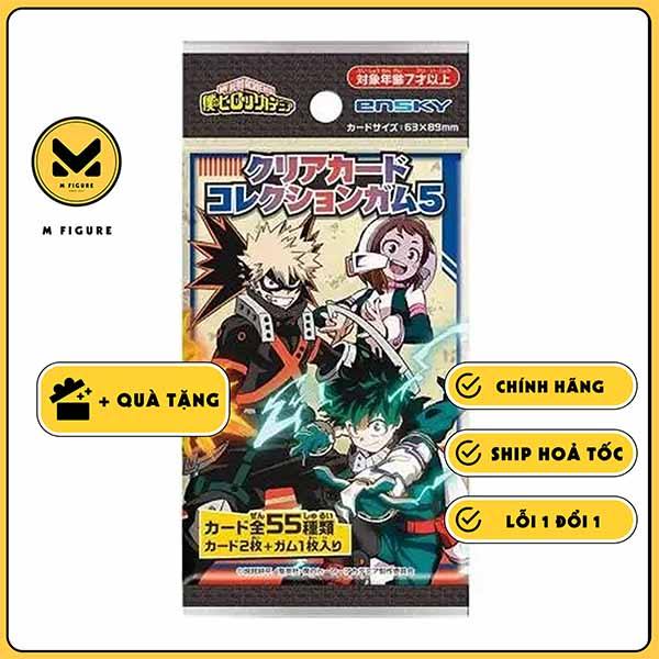 THẺ BÀI My Hero Academia - Clear Card Collection - (Ensky) PACK CARD CHÍNH HÃNG