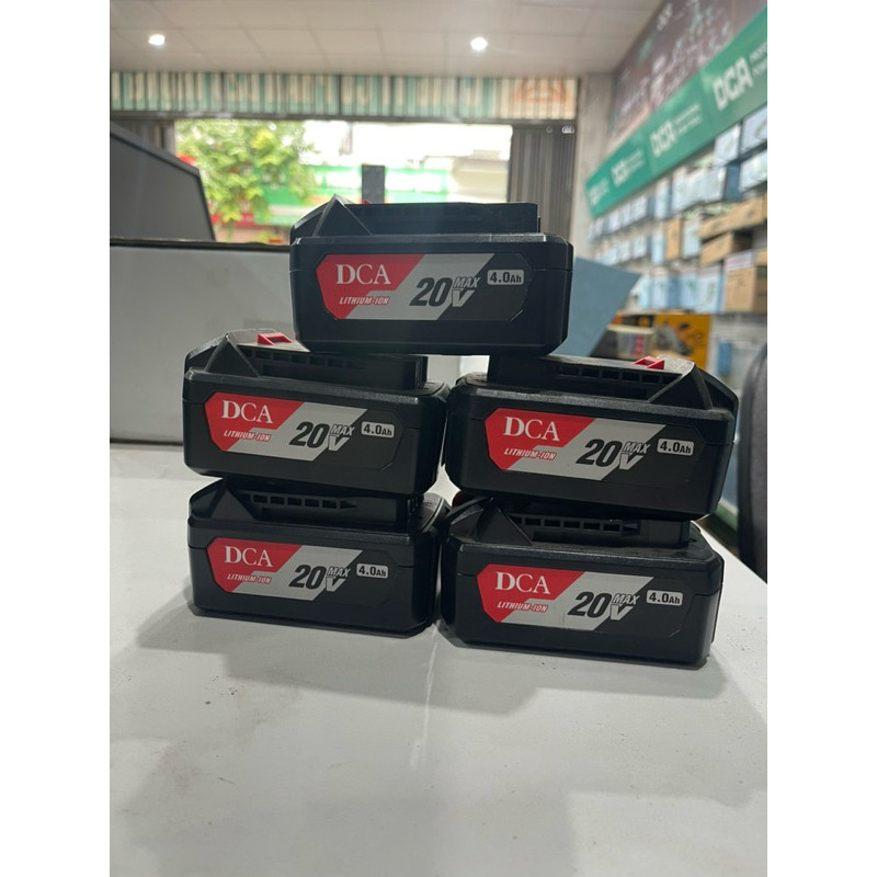 DCA 20V 4.0Ah hàng chính hãng,sạc pi 20V DCA dành cho máy DCA DCk và Dongchen