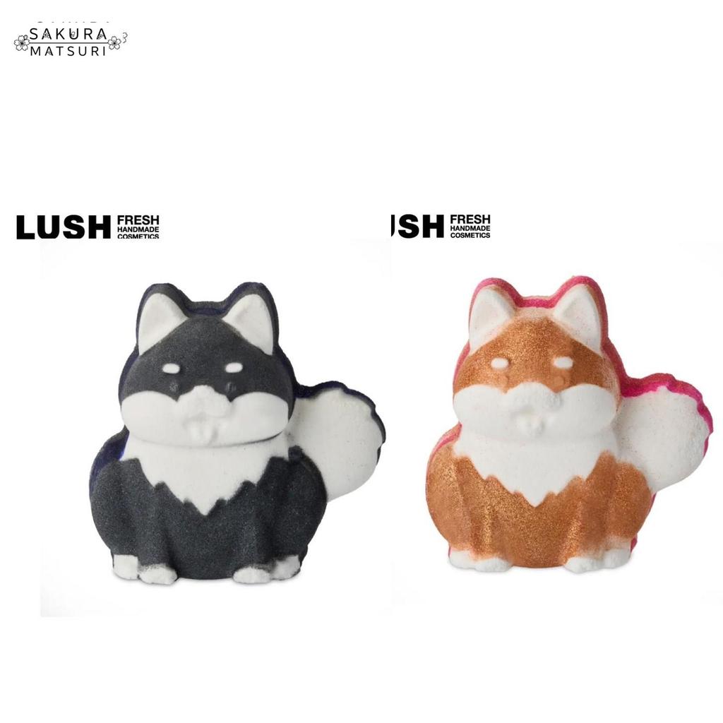 【LUSH】Bom tắm hình chó Shiba Inu độc quyền của LUSH Nhật Bản, thành phần tắm tự nhiên, quà tặng nhỏ.