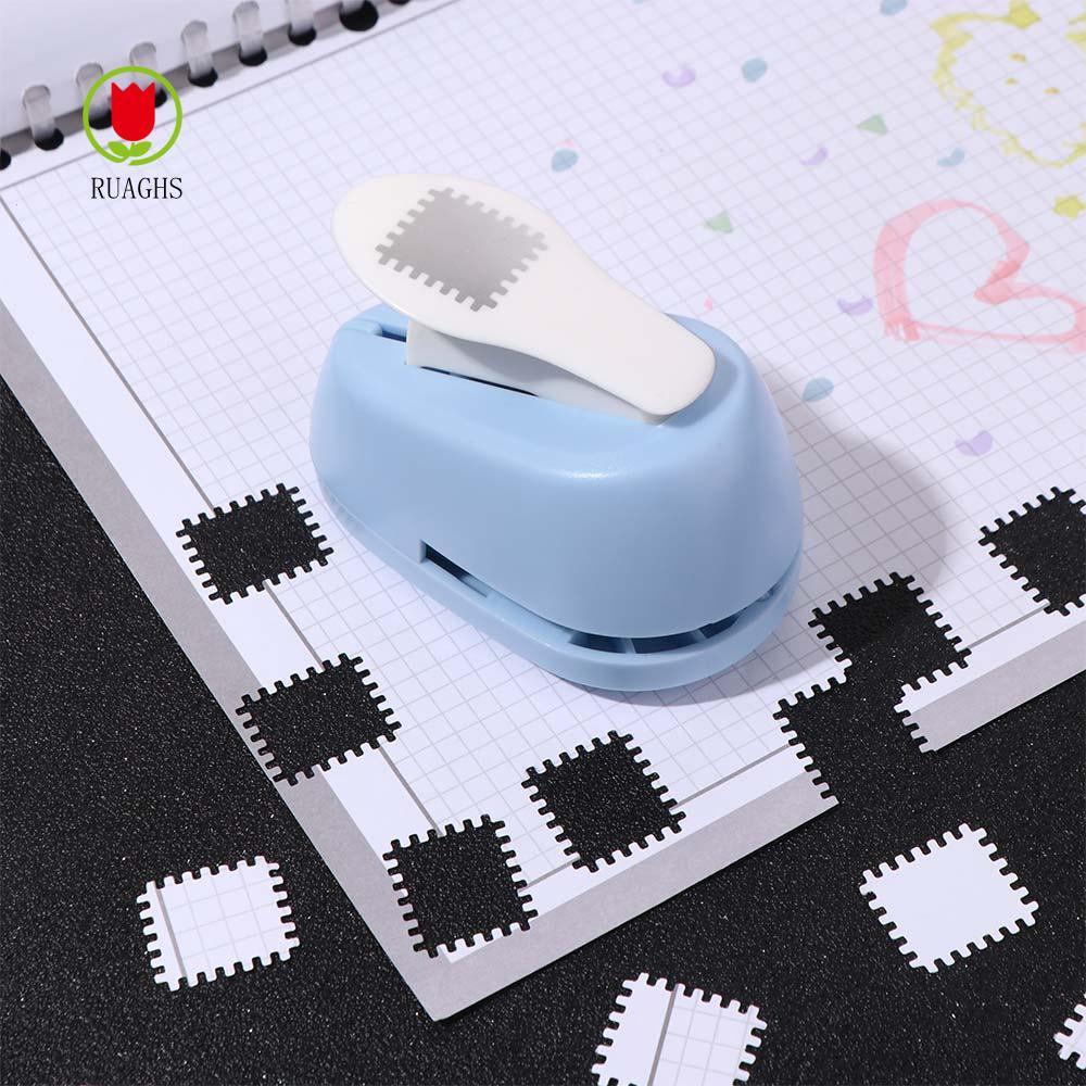 RUAGHS Stamp Border Punch, Stamp Shape Punches Maker Dập nổi|Văn Phòng Phẩm Cắt Giấy Thủ Công Lỗ Pun