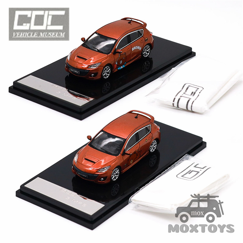 GCD 1: 64 Speed 3 MPS hatchback Gấu nâu Diecast Model Car