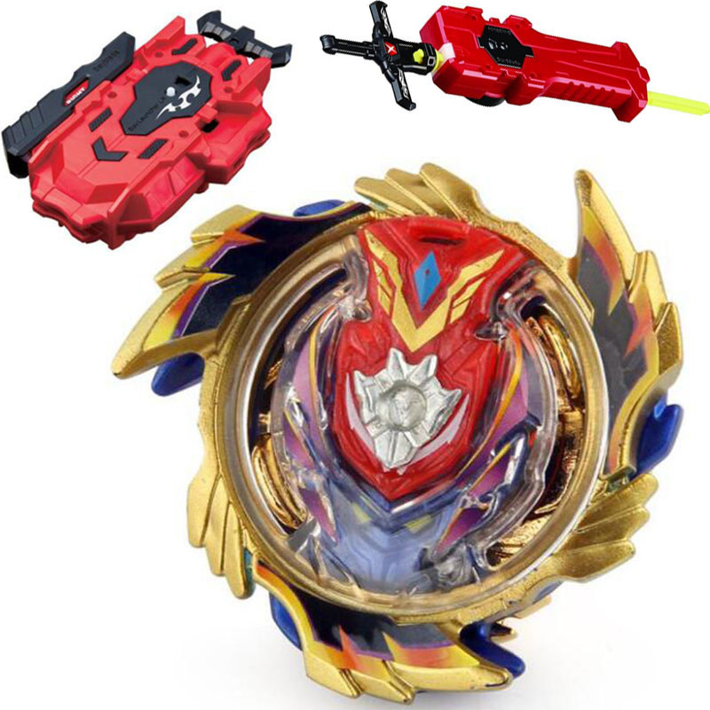 B-X TOUPIE BURST BEYBLADE Spinning Top God Valkyrie / Valkyrie Infinite B-96 STARTER LR RED Launcher