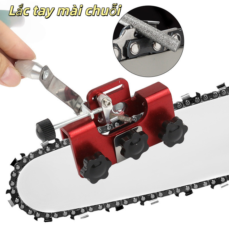 Máy mài xích cầm tay Chain Clip mài Blade Chain Saw Gỗ mài đá Chain Saw