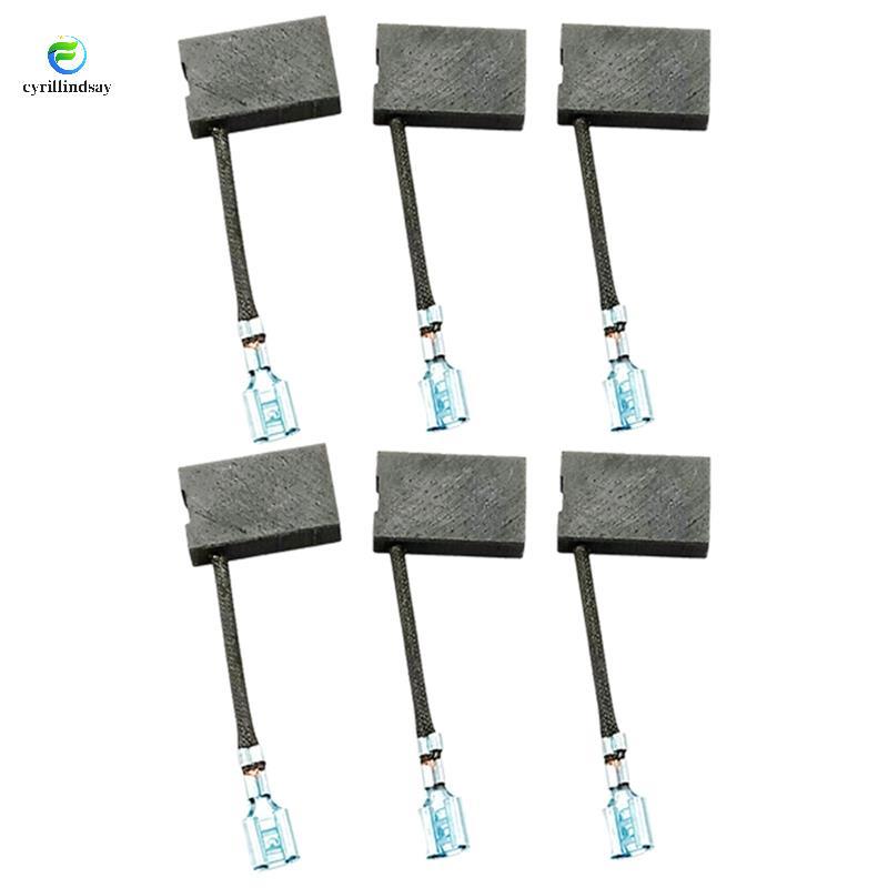 Gói 6 384613-01 Chop Cưa Bàn Chải Lắp Ráp DW871 DW872 Dụng Cụ Điện Thay Thế Bàn Chải Carbon Một Phần