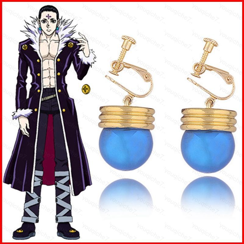 Bông tai handmade Kuroro Lucifer từ Hunter x Hunter - Bộ đôi dành cho cosplay