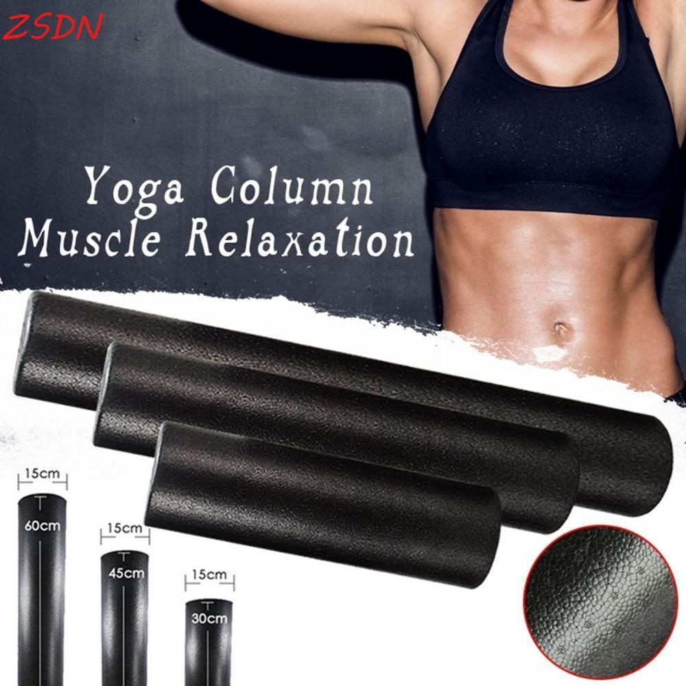 ZSDN Foam Roller Gym Black Body Building 4 kích cỡ Crossfit Fitness Fitness Equipment