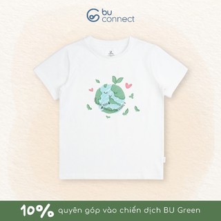 BU Baby Áo ngắn tay Green Earth Bu Connect bé trai gái dưới 23kg | Quần áo trẻ em cao cấp mềm mịn | KBC3300GE