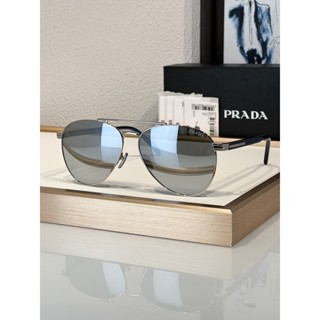 PRADA2026 Đầu Xuân Phong Cách Mới Mắt Nam Nữ Cặp Đôi Kính Mát Đa Giác Chống Cháy Nổ Khung Tròn Siêu Nhẹ Đổi Màu Pháp Giới Hạn HDLY