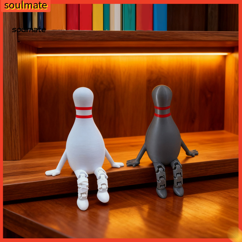 Linh hồn| Bowling Pin Sưu Tập Bowling Buddy Trang Trí Bowling Hình Buddy Có Chân Khớp Nối – Trang Tr