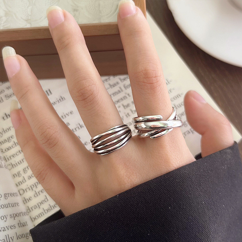 Nhẫn bạc Thái Lan phóng đại từ Lanzhi Heavy Industry - Hàng có sẵn