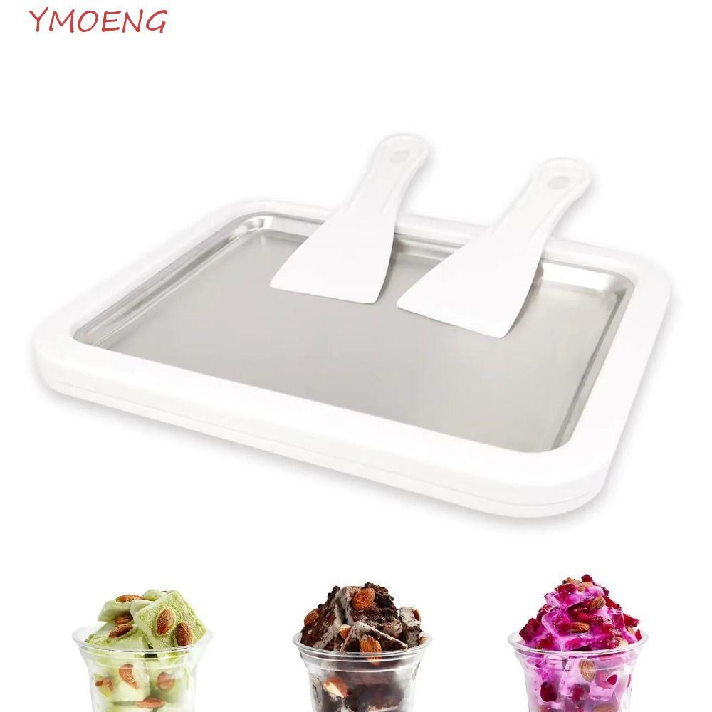 Máy làm kem YMOENG, Máy làm sữa chua xào tức thì vui nhộn, Điểm ngọt tương tác Mini DIY Sweet Spot Tấm lạnh sử dụng trong gia đình