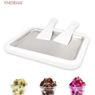 Máy làm kem YMOENG, Máy làm sữa chua xào tức thì vui nhộn, Điểm ngọt tương tác Mini DIY Sweet Spot Tấm lạnh sử dụng trong gia đình