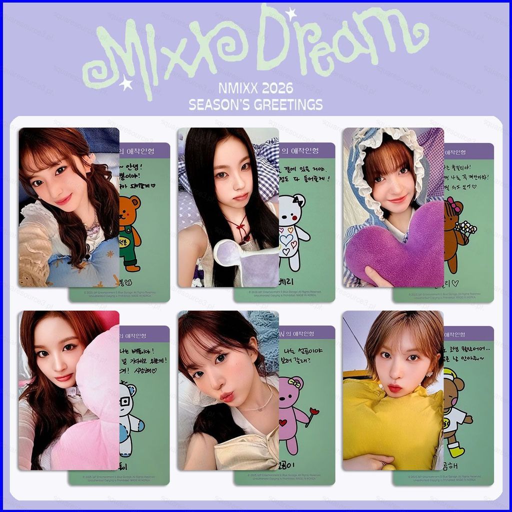 SQ3 6 Cái / bộ NMIXX LOMO Card NHẸ MÙA MÙA MIXX DREAM HAEWON Bưu Thiếp Bộ Sưu Tập Ngôi Sao Ngoại Vi 