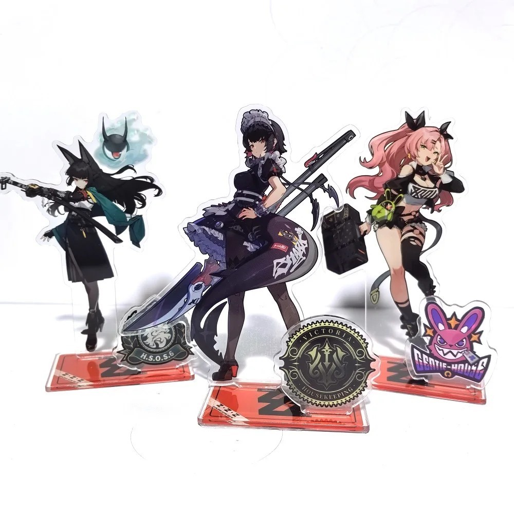 Standee Zenless Zone Zero mô hình Acrylic ZZZ nhân vật Nicole Demara Billy Kid Von Lycaon Ellen Joe 
