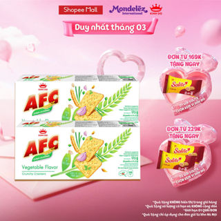 Combo 2 Hộp Bánh Quy Dinh Dưỡng AFC Vị Vị Rau/Lúa Mì/Gà Sả Tắc 172g - LIVE