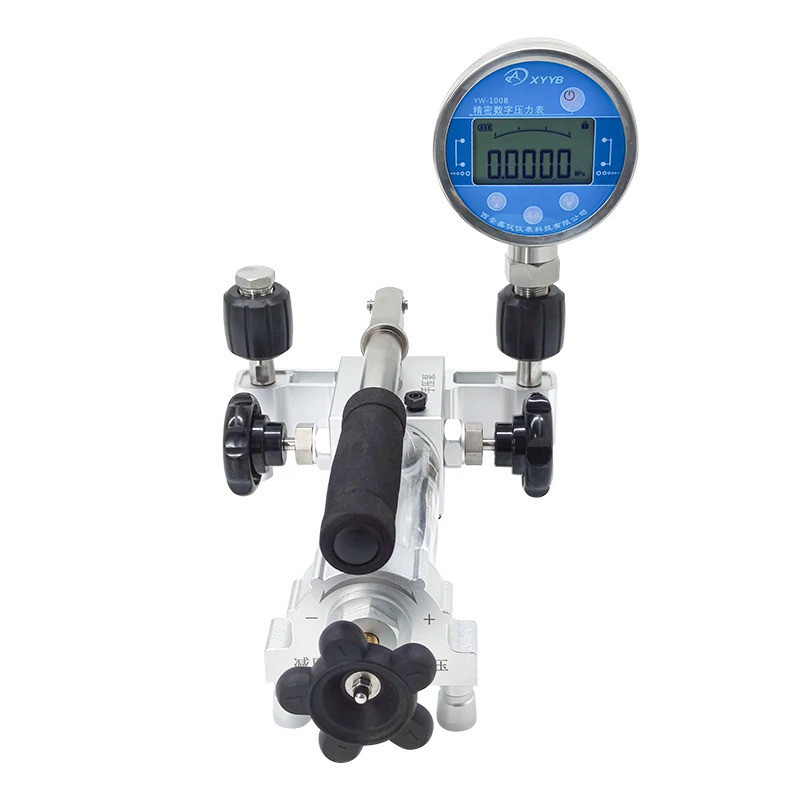 YWQ-1442S Portable Hydraulic Pressure Pump Hand Operated 0-60MPa Manual Pressure Source Instrument P
