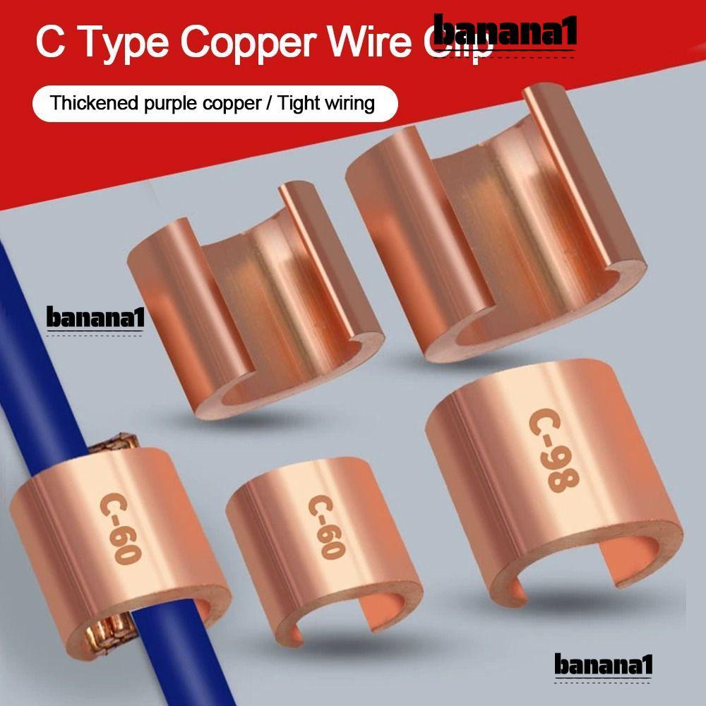 Kẹp dây đồng BANANA12H, Đầu nối dây loại C bằng đồng, Cáp kẹp đầu cuối kẹp cáp nhôm
