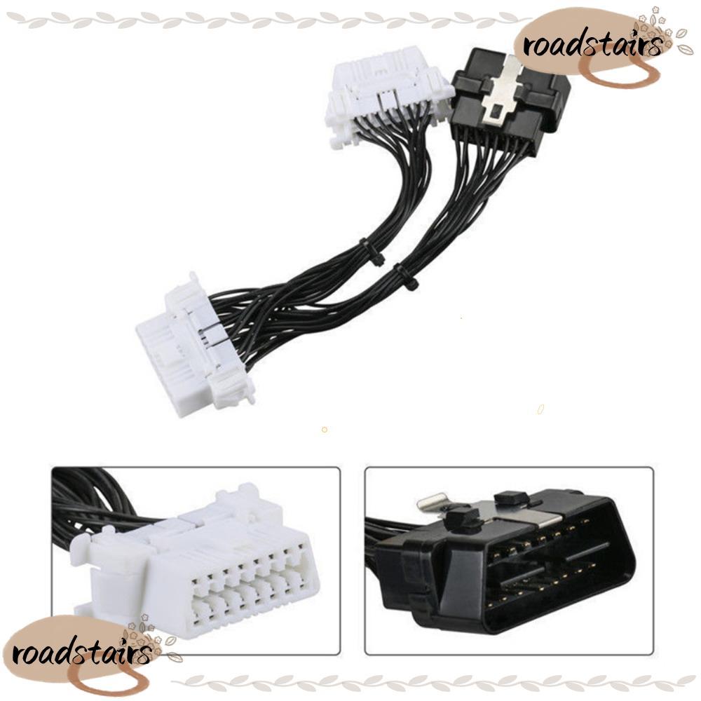 Cáp nối dài bộ chia Obd2 trên ô tô ROADSTALIS, Cáp nối dài 1 nam sang hai 15cm Obd2, Hộp số tốc độ c