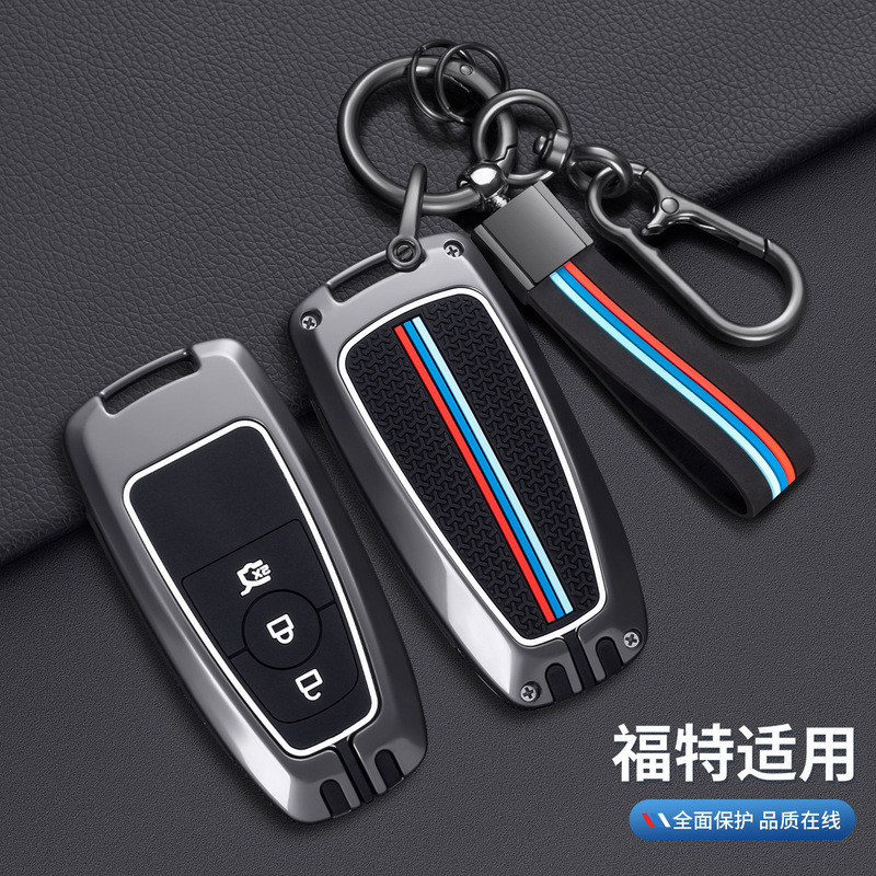 bao da chìa khoá ô tô Ford Everest 2024 2025 Ranger Edge Explorer Focus Vỏ hợp kim khóa gói cao cấp