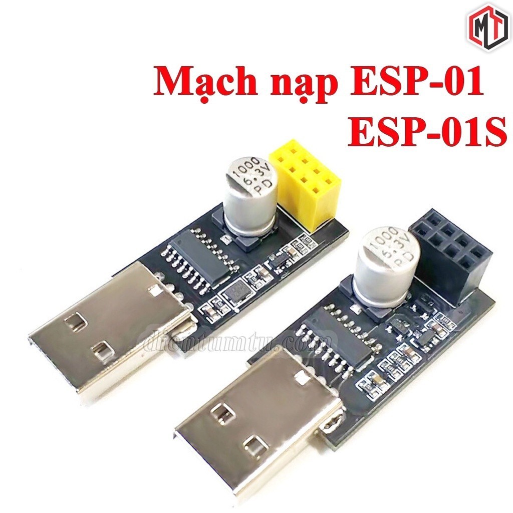 USB, Adapter , Mạch nạρ ESP8266 ESP-01 ESP-01S CH340 USB to ESP8266 ESP01 ESP01S