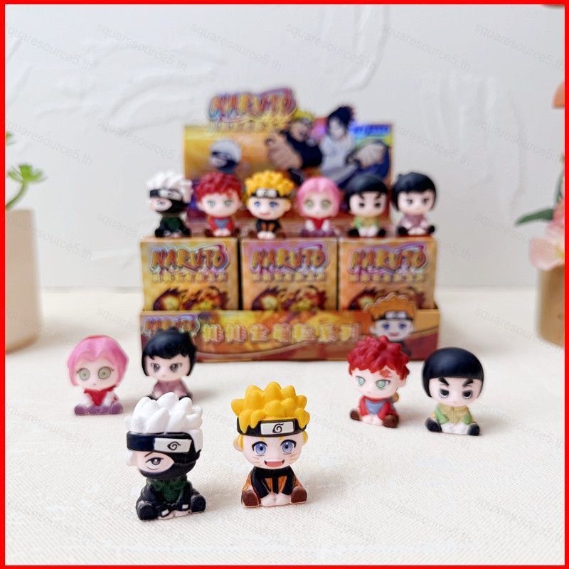 SQ5 12 Chiếc Identity V Naruto One Piece Link Click Sit-in-a-Row Series Blind Box Hành Động Hình Tra