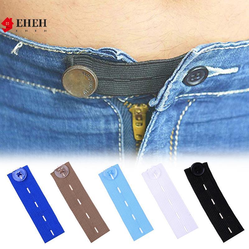 Quần Mở Rộng Thắt Lưng Unisex Jeans Với Nút - DIY Việt Nam