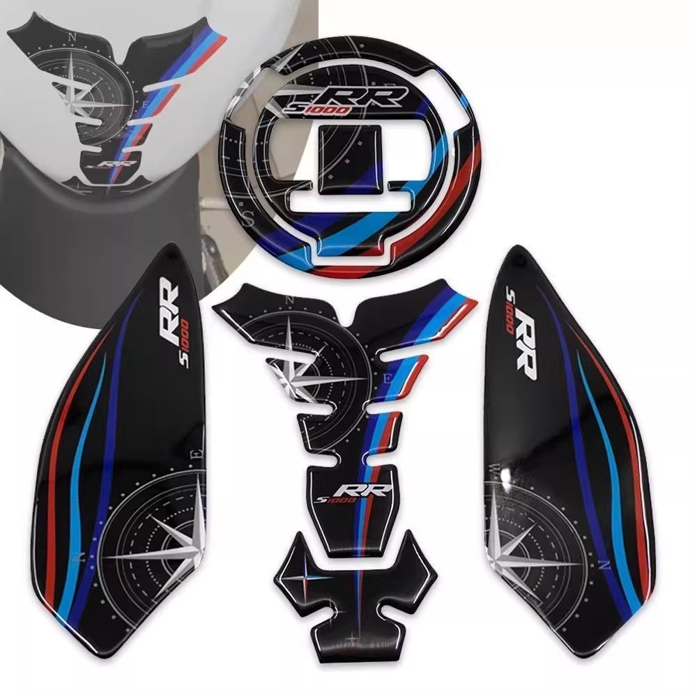 S1000RR motorcycle fuel tank sticker, epoxy material; S1000RR side shell scratch-resistant film