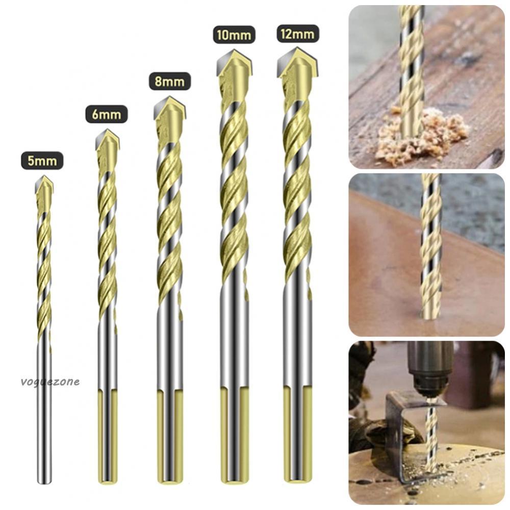 #VOGUEZ#Universal Drill Bit for Ceramic Tile Wood Metal and Concrete 5681012mm Design