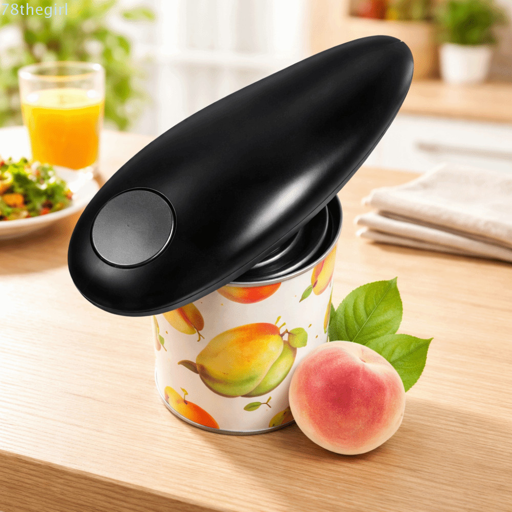 Dụng cụ mở hộp điện THEGIRL, Dụng cụ mở hộp tự động đa năng chạy bằng pin, Dụng cụ mở bình một chạm tiết kiệm sức lao động an toàn cho trẻ em