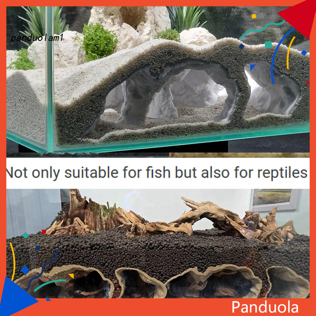 PANDU Trang trí hang động bể cá Corydoras Nơi trú ẩn Đường cong tự nhiên Nơi ẩn náu cho cá chép Kuhl