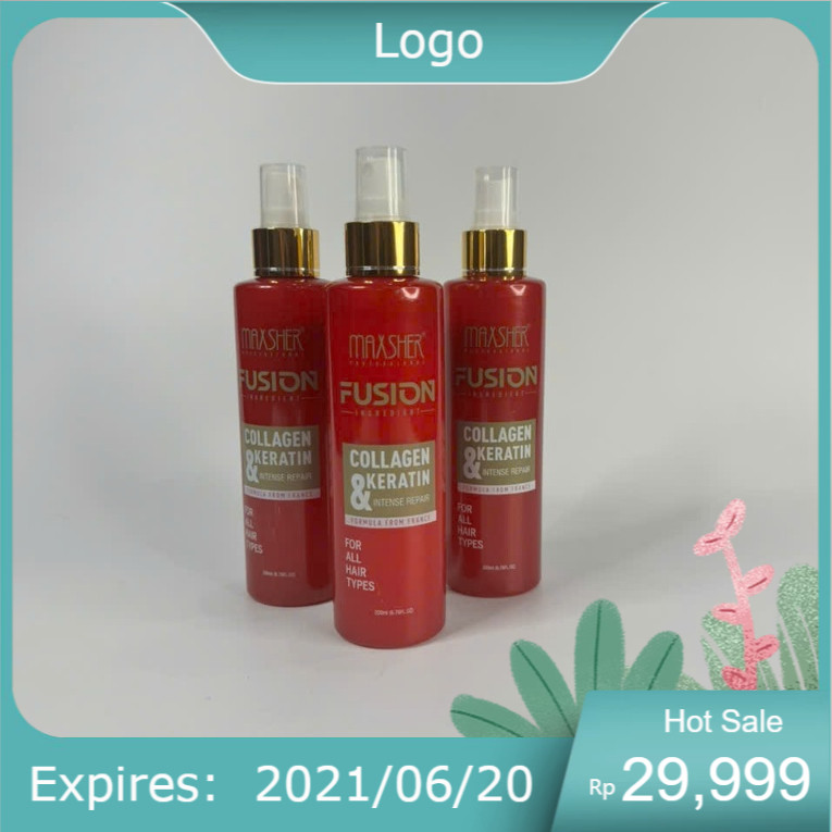 Xịt dưỡng tóc Maxsher Professional Fusion Collagen & Keratin Intense Repair 200ml. XI MA45 ..