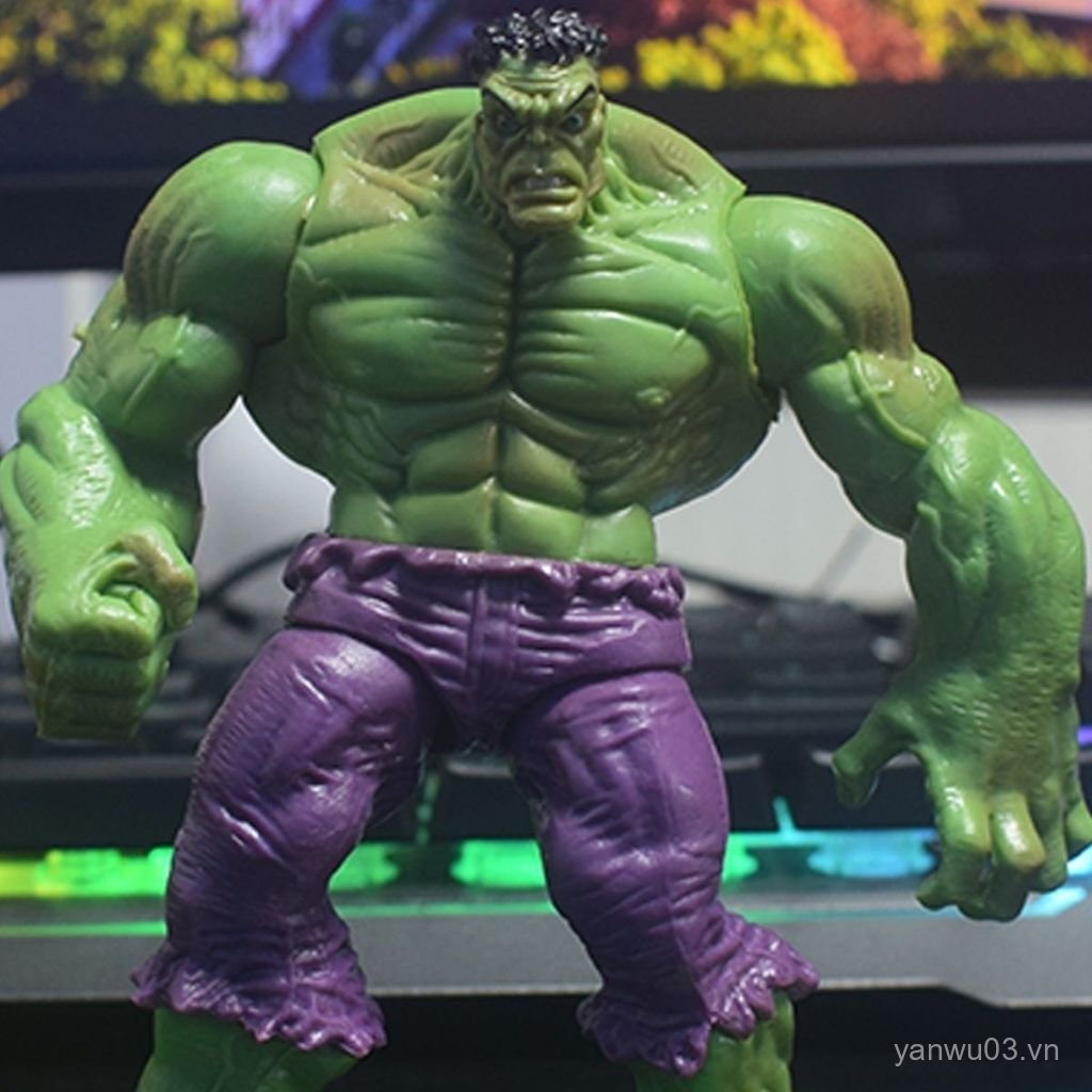 Sản phẩm mới 12cm Hulk Mô hình làm bằng tay Red Giant Nhân vật hành động Avengers Toy Alliance Anti 