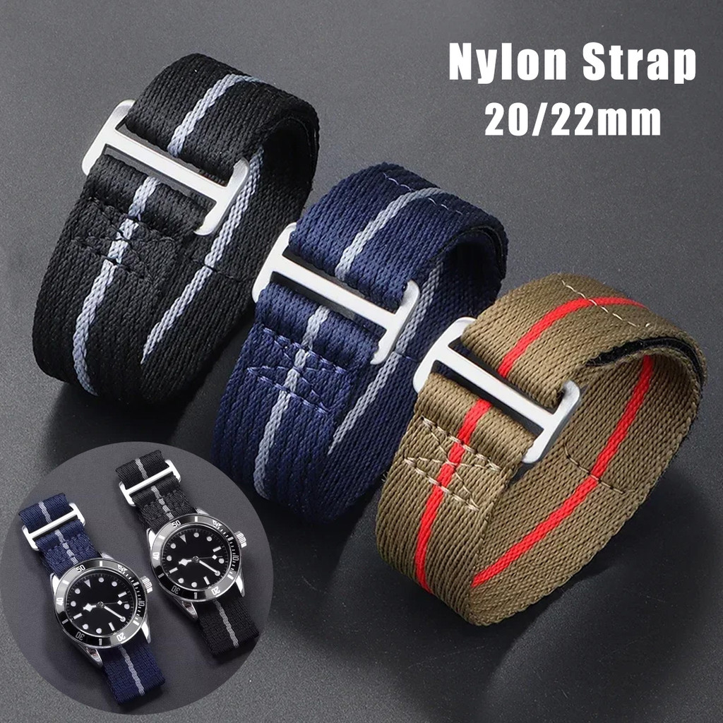 Dây đeo Nylon 20mm 22mm cho Huawei Watch GT 6 5 4 46mm cho Galaxy Watch 7 6 5 4