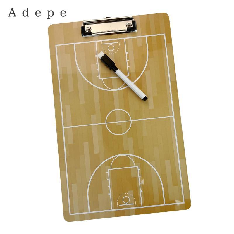 Adpe Dry Eraser Coachs Clipboard Competition with Marker Basketball Clipboard