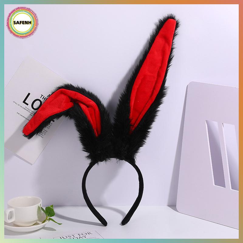 SAFENH Fluffy Rabbit Bunny Ears - Anime Cosplay Hair Hoop VN