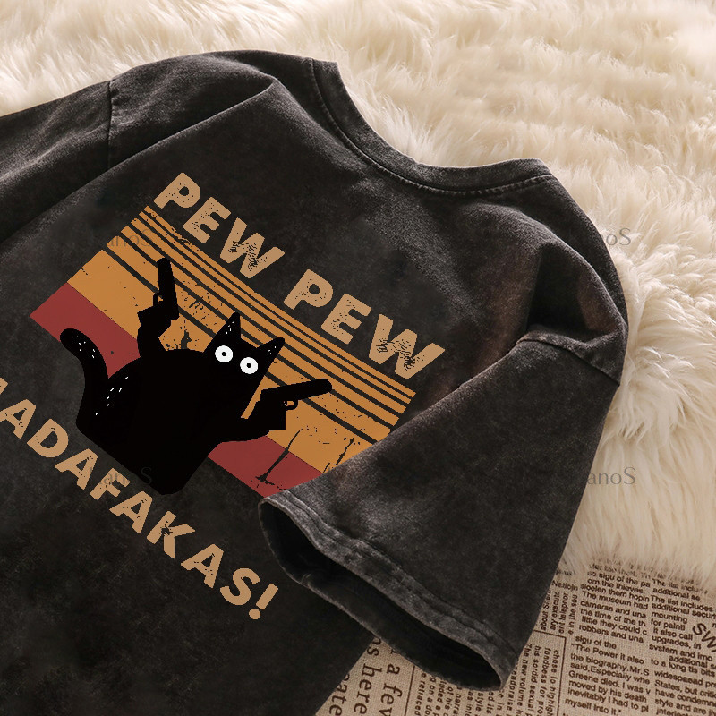 Áo thun Oversize ngắn tay họa tiết Y2K cổ tròn - Kanos Shop