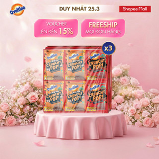 Combo 3 Kẹo rắc Cacao Lúa Mạch Ovaltine Giòn Vị Sô Cô La 8G x 10 Gói