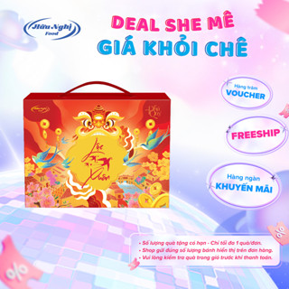 Hộp Quà Tết Hữu Nghị Food - Lộc Xuân Phú Quý 713g, Hộp quà Tết Hữu Nghị (Bao bì mới 2026)