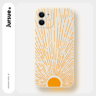 JURSUE Ốp lưng dễ thương đẹp độc lạ Nghệ thuật trừu tượng ngộ nghĩnh nam chống sốc chống bẩn mềm cho iPhone 17 Air 16 15 14 13 12 11 PRO MAX SE 2020 X XR XS ip 8 7 Plus MZ50472