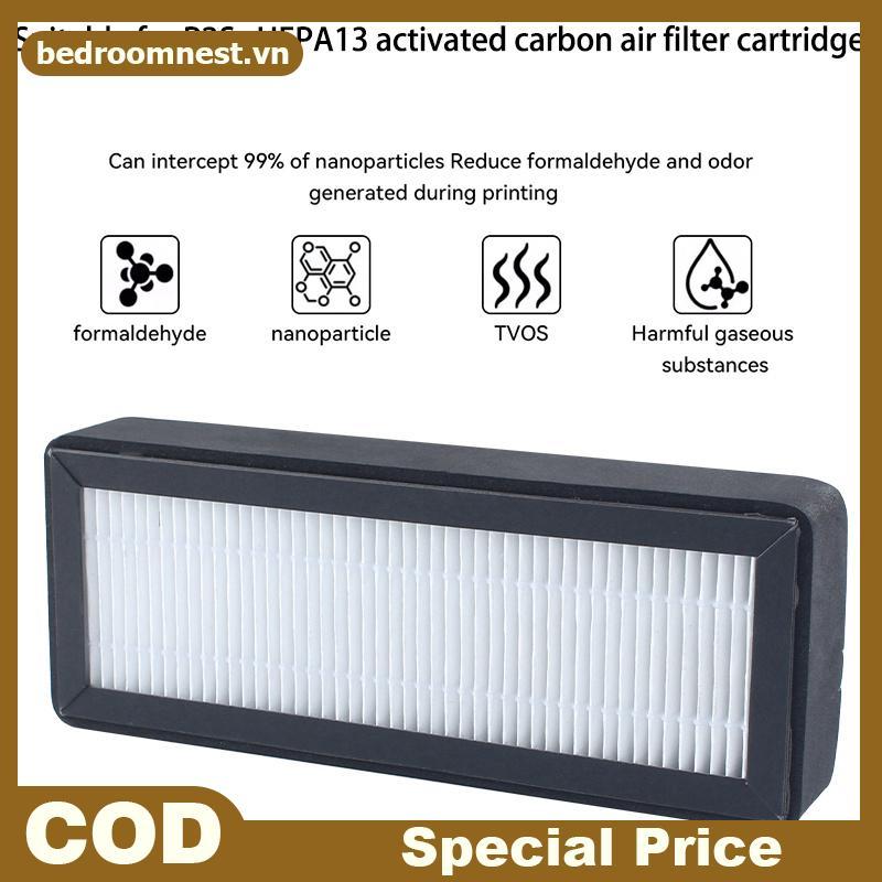 BEDROOM P2S Nâng Cấp Air Fiter Cho Bambu Lab P2S Lọc HEPA 13 Than Hoạt Tính Combo Bộ Lọc Không Khí B