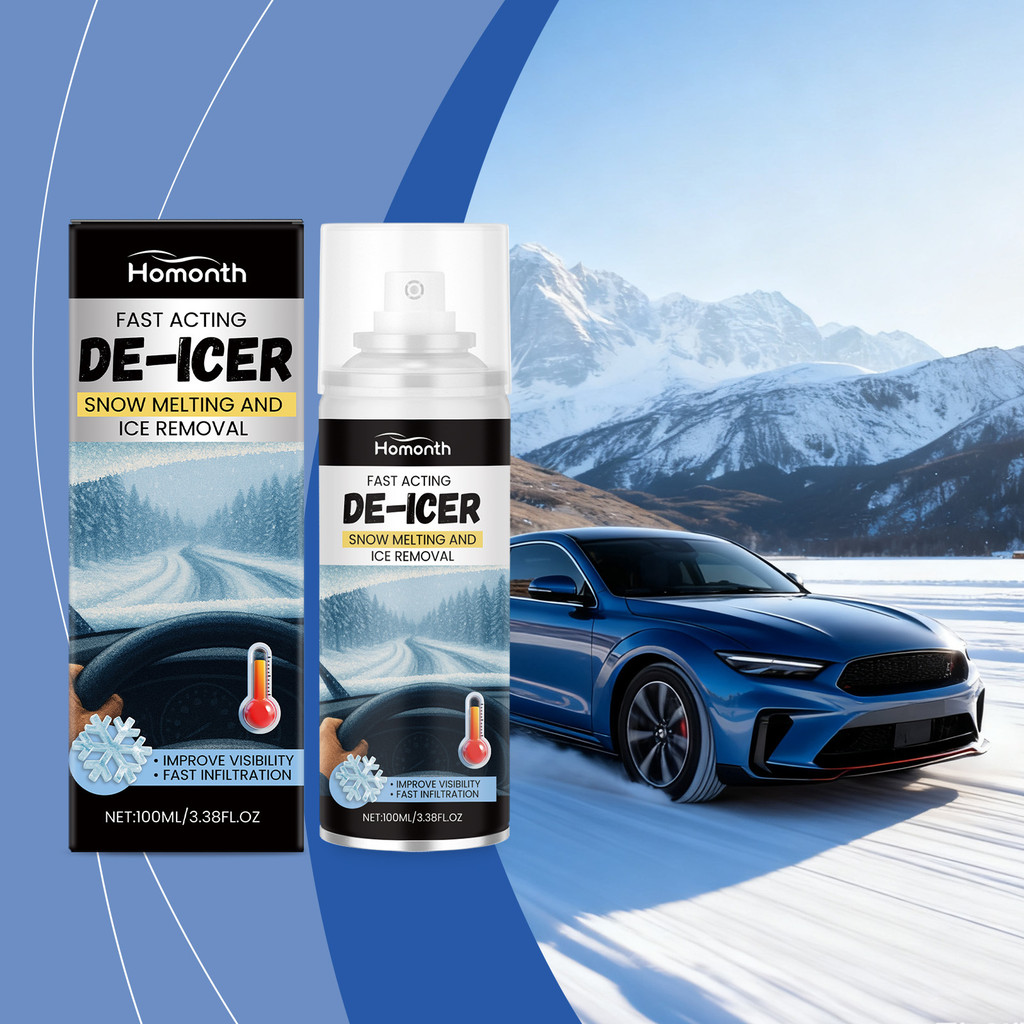3,24-Overseas HOMONTH Melting Snow Deicer Kính chắn gió ô tô Gương chiếu hậu Clear View Field of Vie