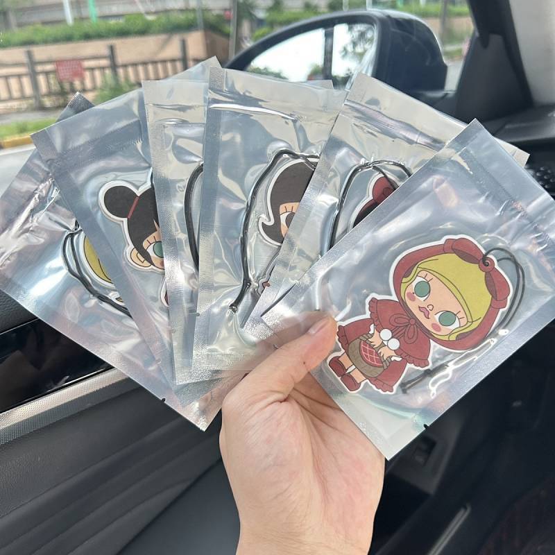 【Ready Stock】 Jasmine Scented Green Tea Aromatherapy Perfume Pendant Cute Solid Perfume Car Interior