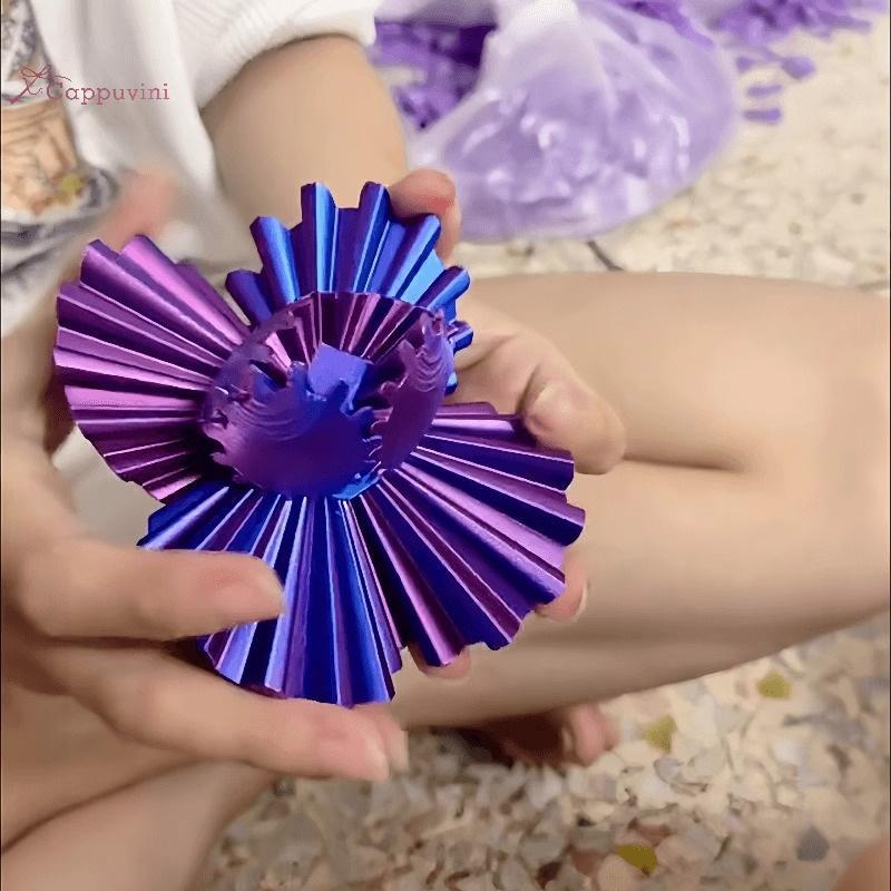 Cappuvini 3D In Gear Ball Spin Ball Hoặc Cube Fidget Toy, Gear Ball Pop Fidget Toy, Gear Toy để thư 