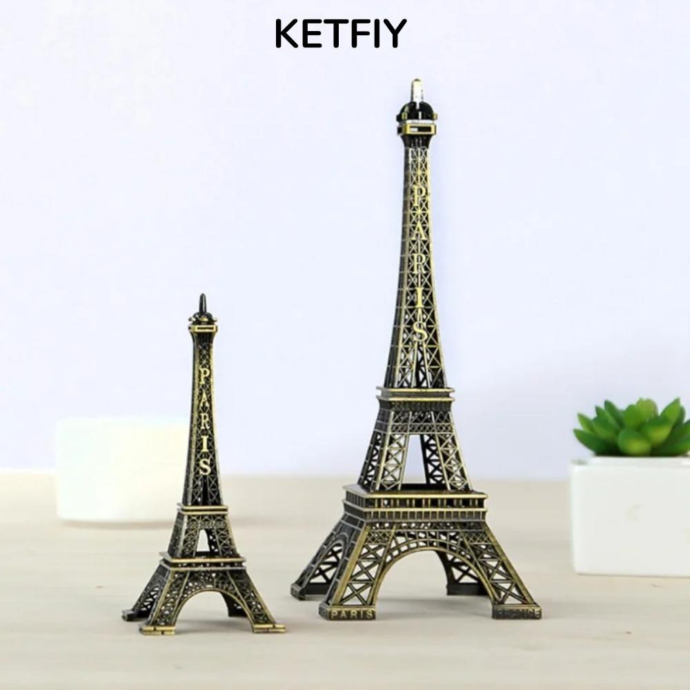 Tượng Tháp Eiffel KETFIY, Mô hình tháp Eiffel bằng đồng 7 kích cỡ, Kim loại chất lượng cao Thiết kế 